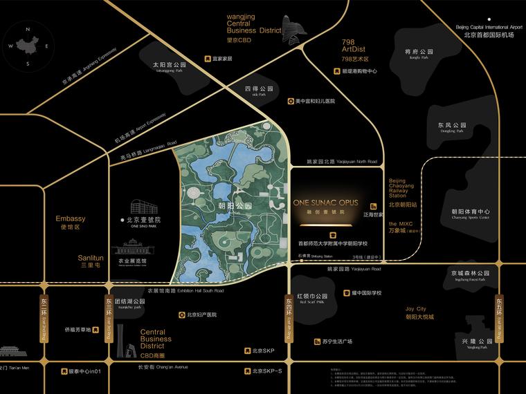 融创壹号院交通图