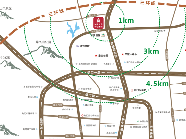 城建地产·长宁太和交通图