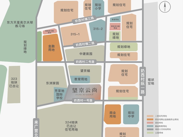 金隅望京云尚交通图