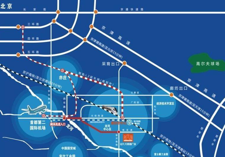大拇指广场交通图
