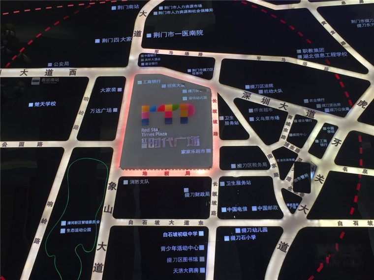 红星时代广场交通图