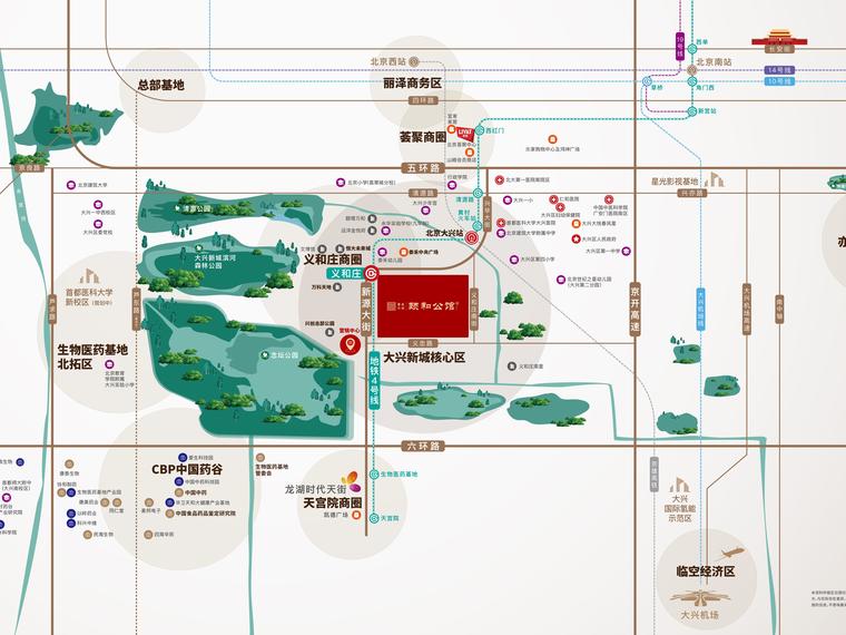 壹品兴创·颐和公馆交通图