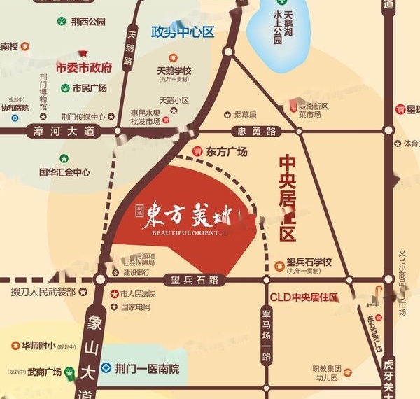 创鸿·东方美地交通图