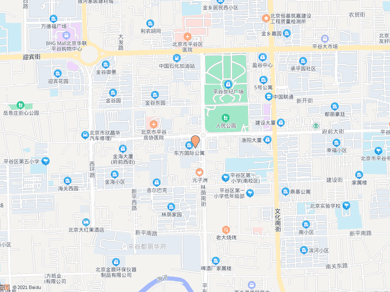 北京城建·京能·樾园交通图