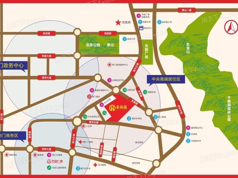 华铭园交通图