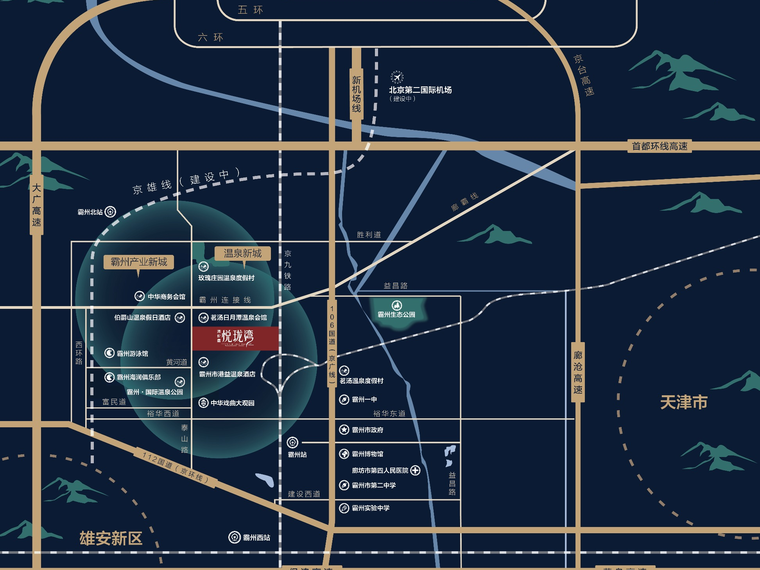 海伦堡悦珑湾交通图