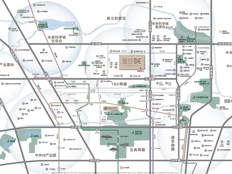 硅谷ONE交通图