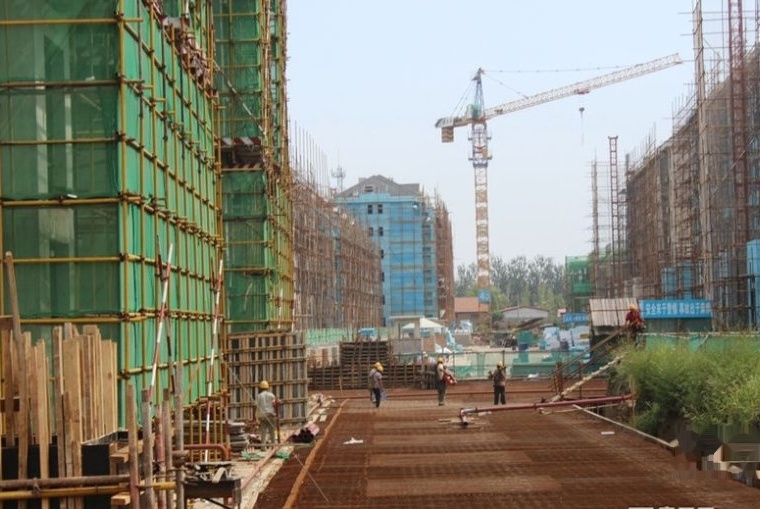 红星国际广场·东苑施工进度图