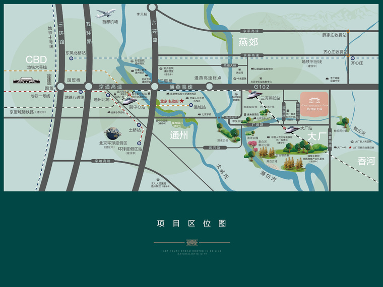 路劲阳光城·院璟交通图