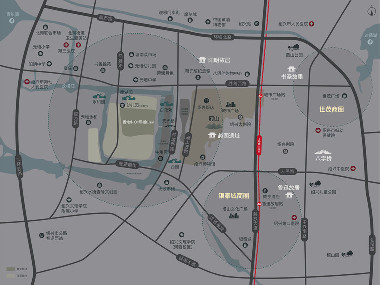 置地中心 • 润樾山名邸交通图