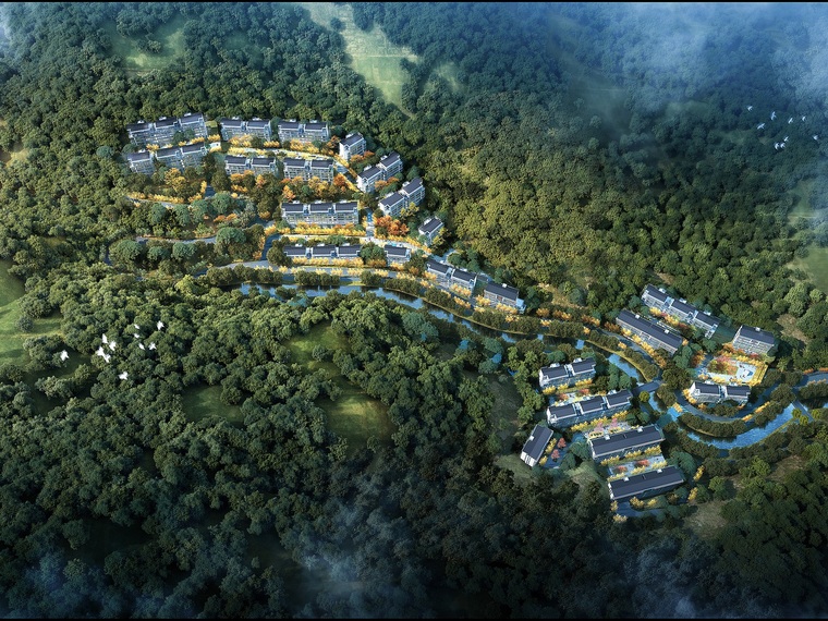 雅居乐富春山居效果图