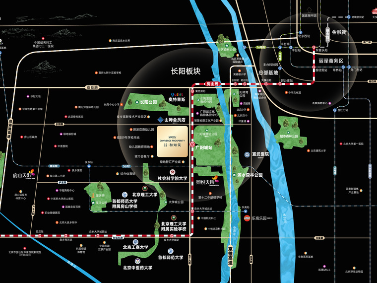 北京城建·和知筑交通图