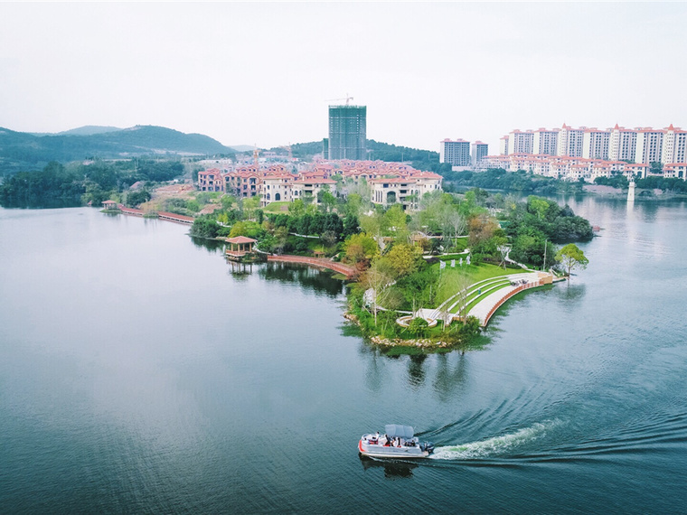 御湖半岛实景图