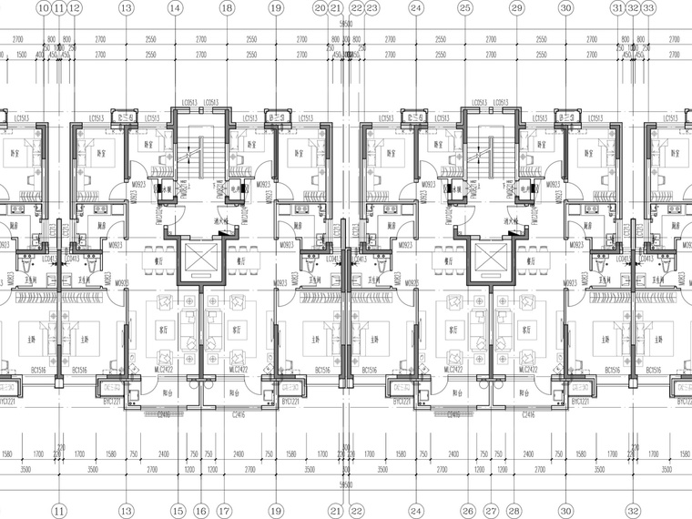 海伦堡▪麓璟台楼层平面图