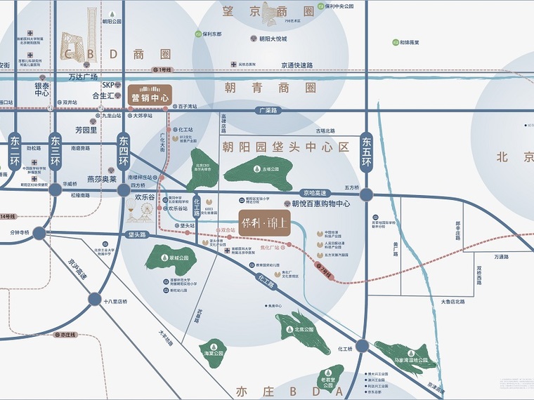 保利·锦上交通图