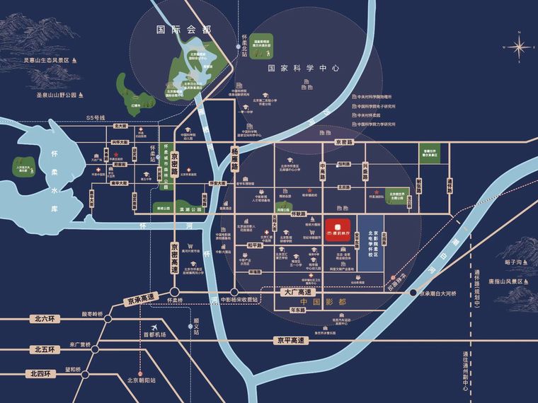 北京建工璟玥林汐交通图