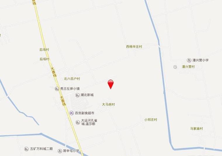 荣盛阿尔卡迪亚香河花语城交通图
