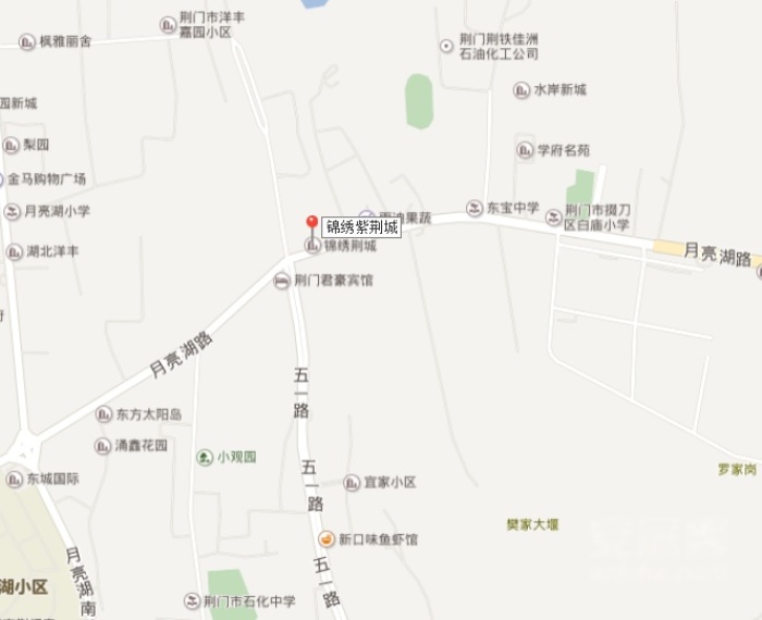 锦绣荆城交通图