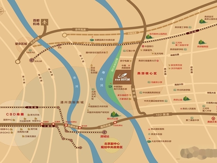 碧桂园时代城交通图