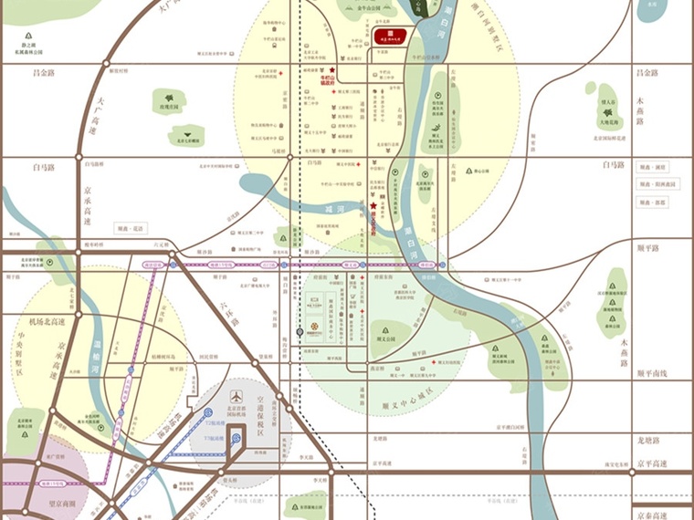 顺鑫颐和天璟·禧润交通图
