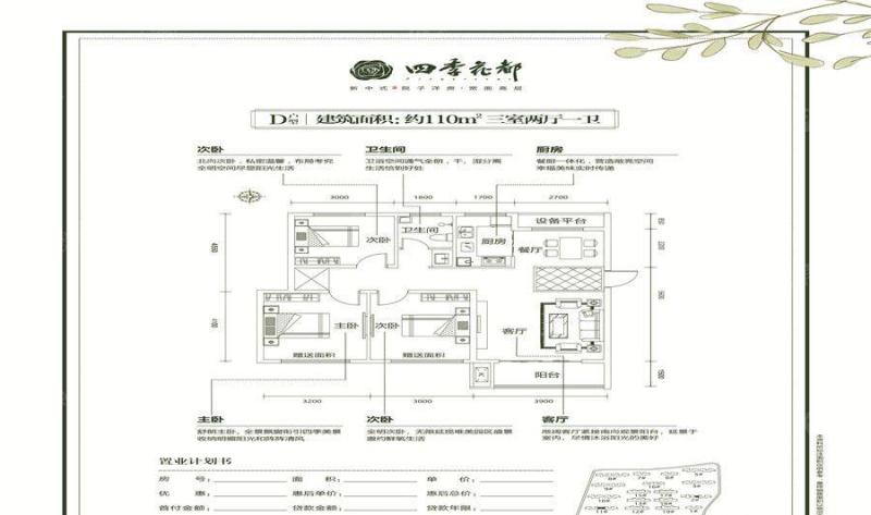 四季花都d户型_四季花都户型图-临汾搜狐焦点网