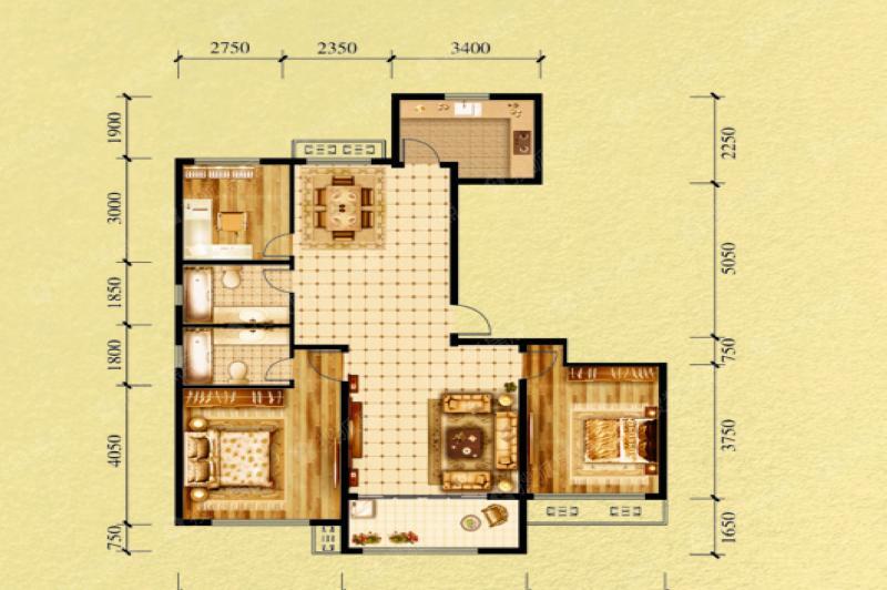 江山花园g户型_江山花园户型图-连云港搜狐焦点网