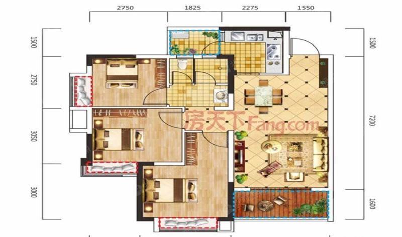 承平盛世户型1_承平盛世户型图-广安搜狐焦点网