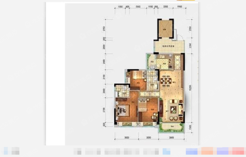 碧桂园天誉b户型_碧桂园天誉户型图-遂宁搜狐焦点网