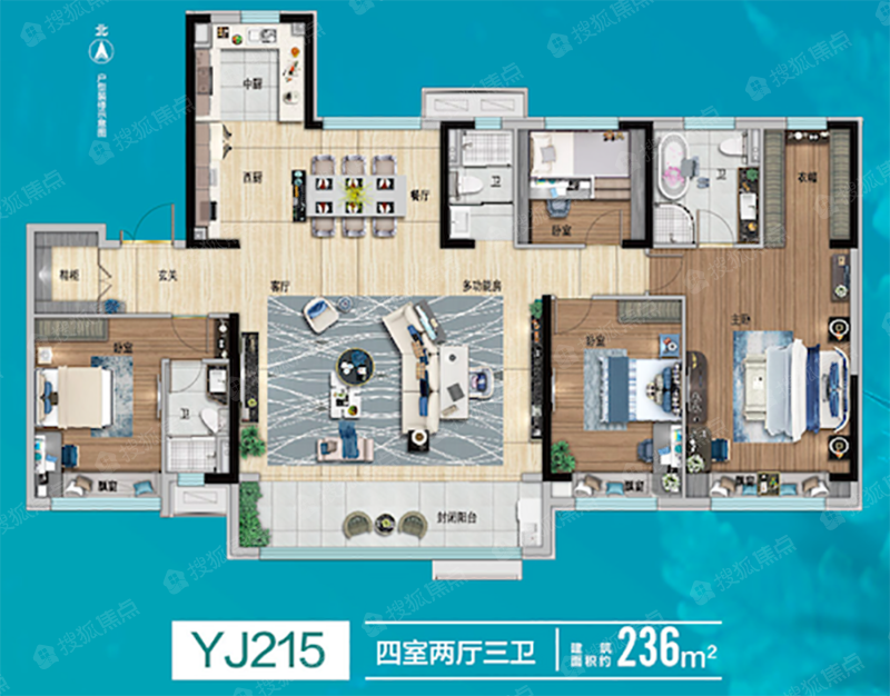 城投碧桂园太白园筑yj215_城投碧桂园太白园筑户型图-济宁搜狐焦点网