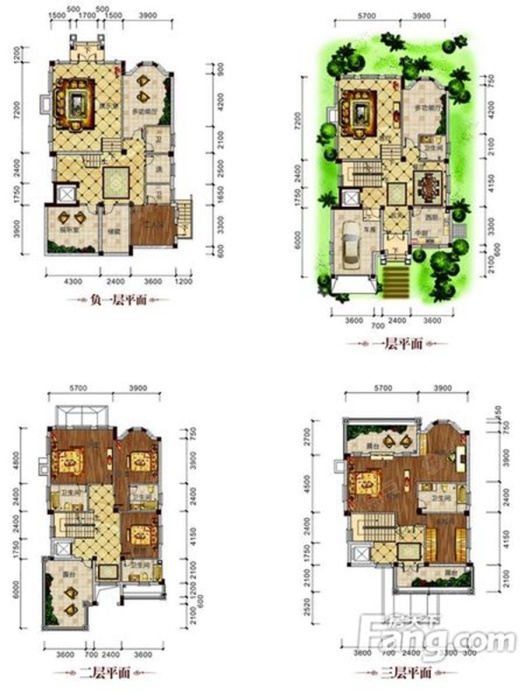 山水梅溪雅郡535㎡别墅户型_山水梅溪雅郡户型图-长沙