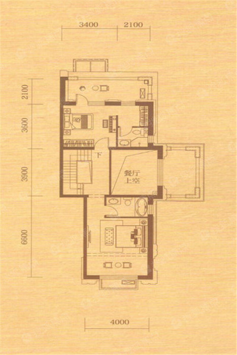 高新君园252㎡底跃户型_高新君园户型图-长春搜狐焦点