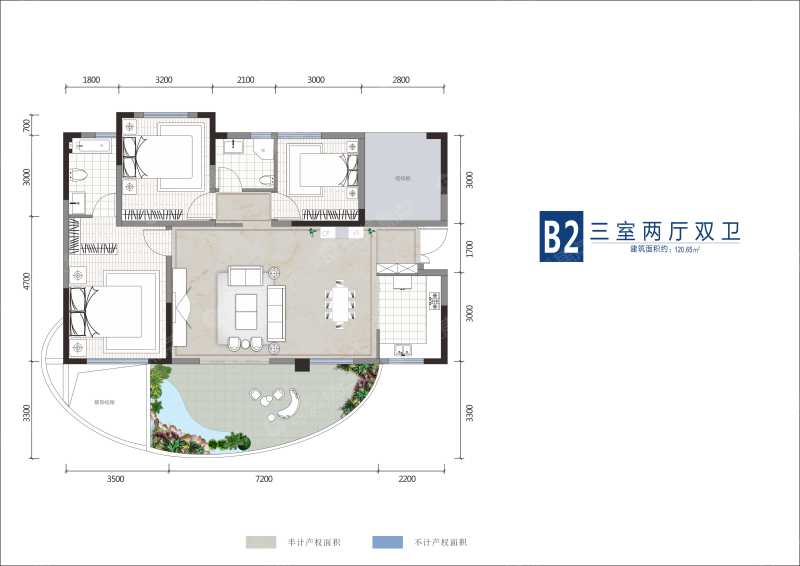 三溪江湾城b2户型_三溪江湾城户型图-泸州搜狐焦点网