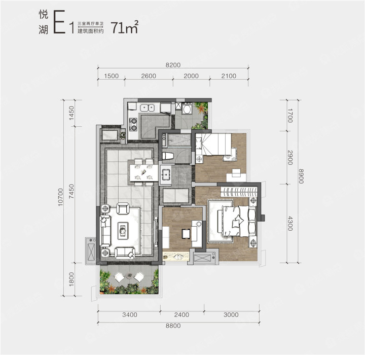 川港合作示范园e1_川港合作示范园户型图-成都搜狐