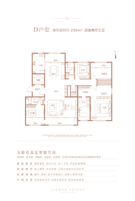 旅游路金茂府d户型_旅游路金茂府户型图-济南搜狐焦点