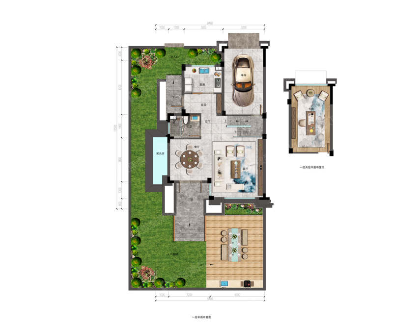 建业·君邻大院别墅a户型_建业·君邻大院户型图-儋州