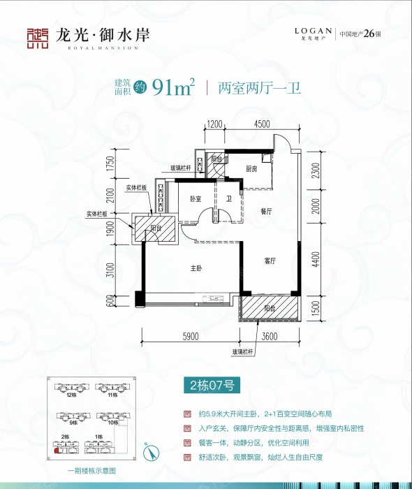 龙光御水岸2栋07号_龙光御水岸户型图-潮州搜狐焦点网