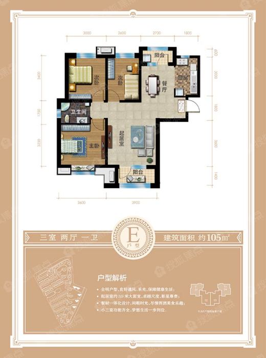 万城聚豪e_万城聚豪户型图-天津搜狐焦点网