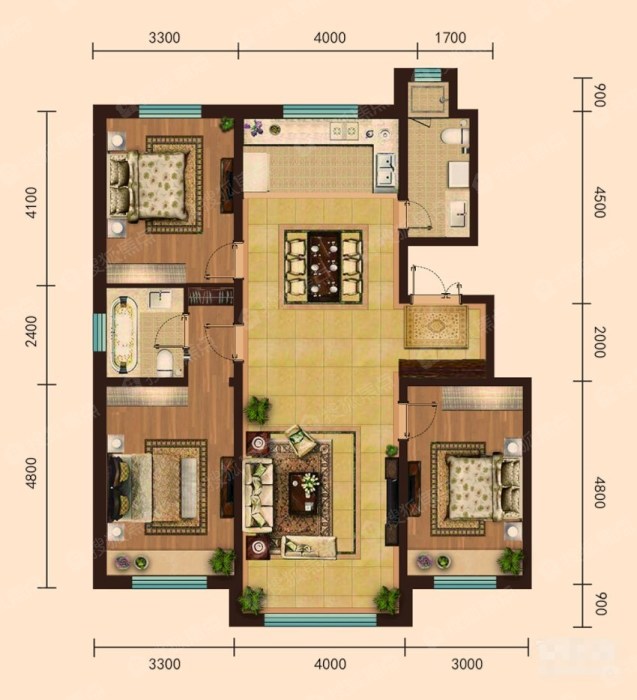 奥体玉园二期y6户型_奥体玉园户型图-长春搜狐焦点网