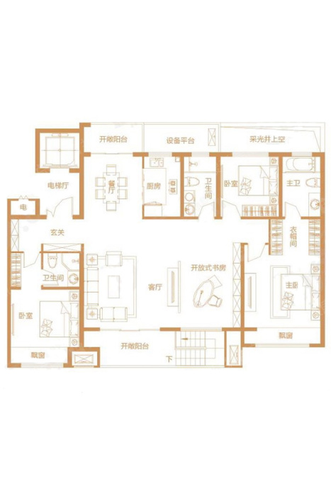 建业世和府复式a-0户型_建业世和府户型图-安阳搜狐