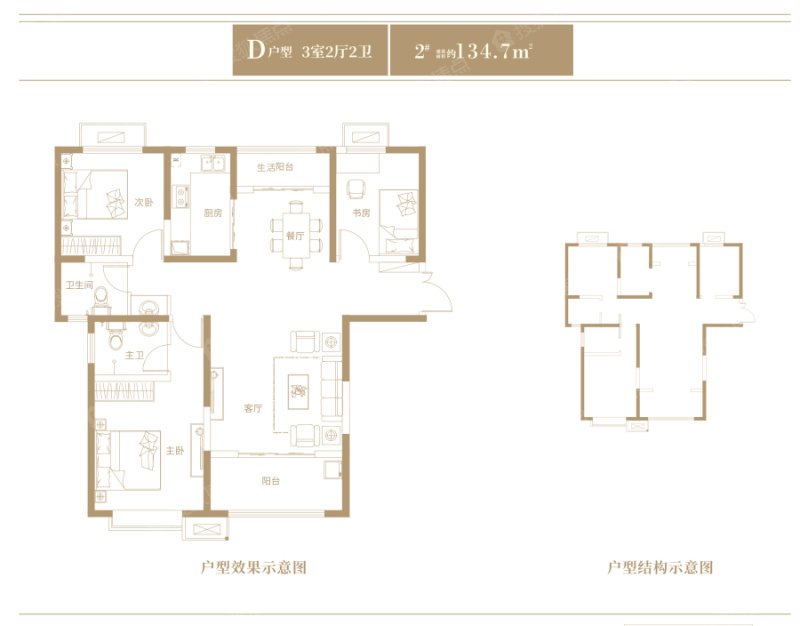 恒昌名门世园2#楼d户型_恒昌名门世园户型图-渭南搜狐焦点网