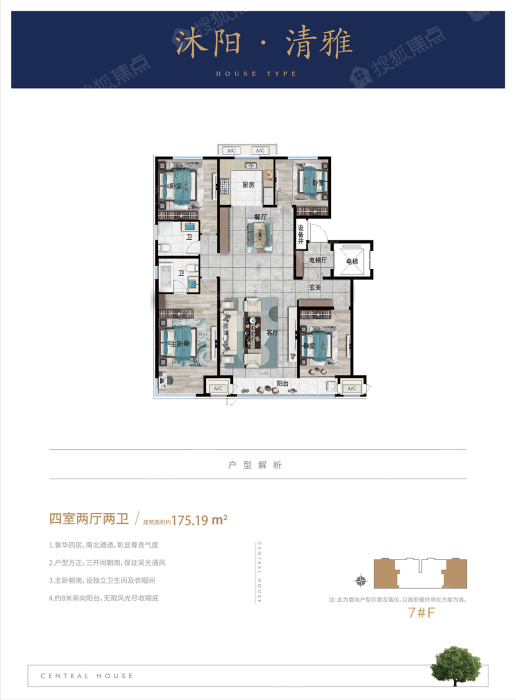 紫樾华庭7#f_紫樾华庭户型图-保定搜狐焦点网