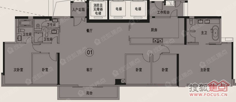 峻林b3栋01_峻林户型图-广州搜狐焦点网