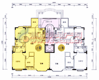 东方玫瑰花园c型——二层平面_东方玫瑰花园户型图-深圳搜狐焦点网