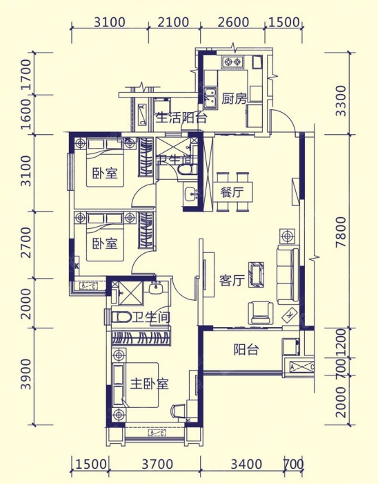 恒大天府城邦40-3_恒大天府城邦户型图-成都搜狐焦点网