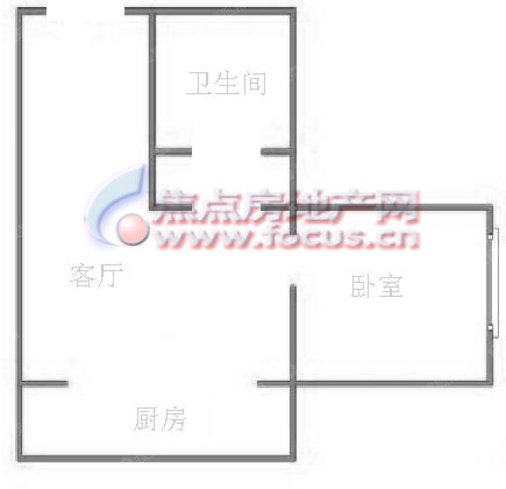 数码港公寓一室一厅一卫-1室1厅1卫-79.8㎡