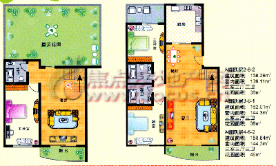 阳光花苑3室 3厅 3卫 1厨_阳光花苑户型图-成都搜狐焦点网