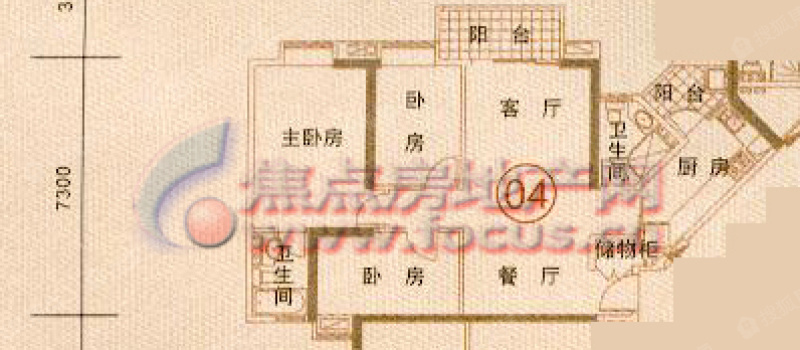 保利心语花园保利心语花园3梯5-32层04单位_保利心语花园户型图-广州