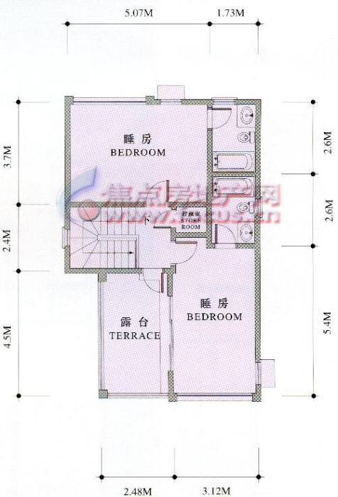 祈福新村康怡雅园c10型别墅顶层平面_祈福新村户型图-广州搜狐焦点网