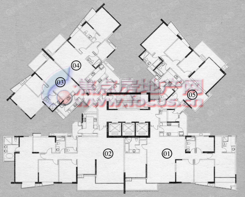 君汇世家君汇世家e栋平面图_君汇世家户型图-广州搜狐