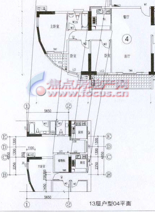 东堤水岸东堤水岸标准层04单位_东堤水岸户型图-广州搜狐焦点网